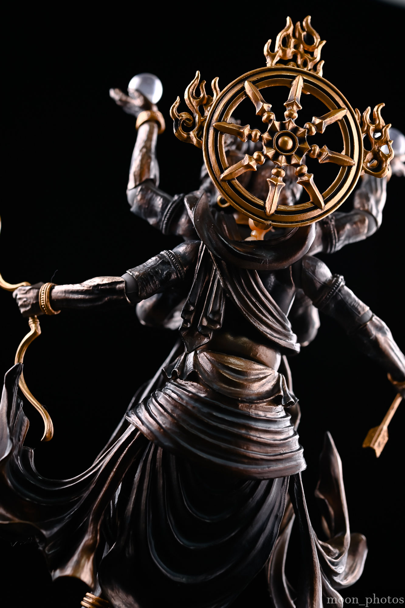 レビュー】タケヤ式自在置物 阿修羅 黒銅 : フィギュアフォトライフ