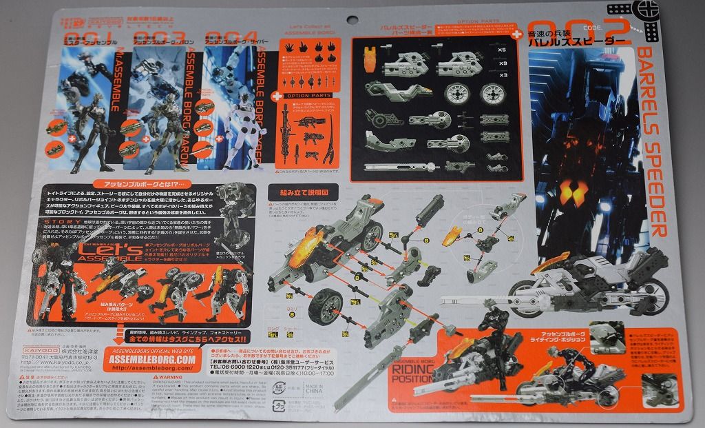 レビュー】アッセンブルボーグ CODE.02 バレルズスピーダー