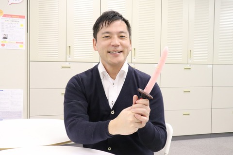 日本刀アイスと松浦副センター長②
