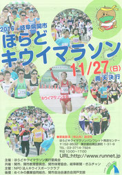 2016ほらどキウイマラソン大会ポスター
