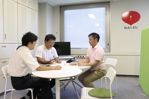 さかえや商店さん相談風景