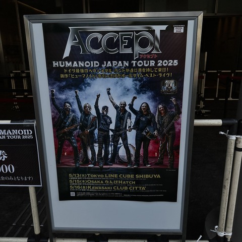 ライブレポ】ACCEPT@LINE CUBE SHIBUYA 2025.5.13 : Heart Of Steel