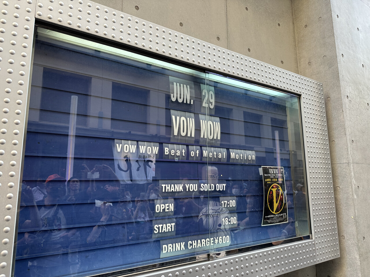 vow wow 2024 CLUB CITTA' 6/29 直筆サイン入り　色紙 vow wow 2024 CLUB CITTA' 6/29 直筆サイン入り 色紙 2024/6/29