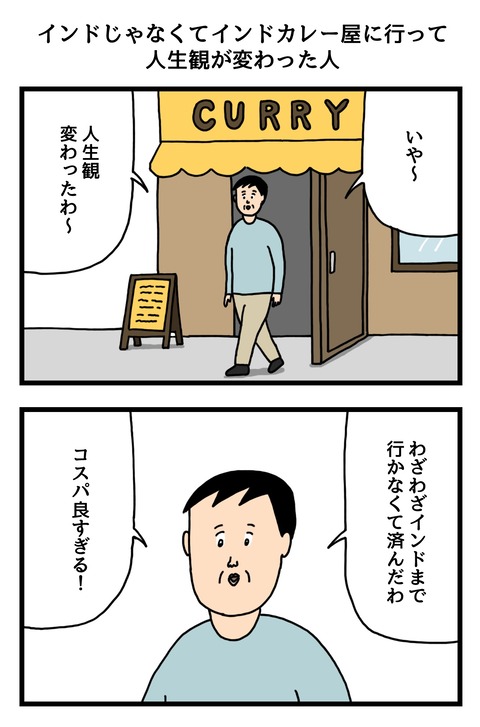 インドじゃなくてインドカレー屋に行って人生観が変わった人