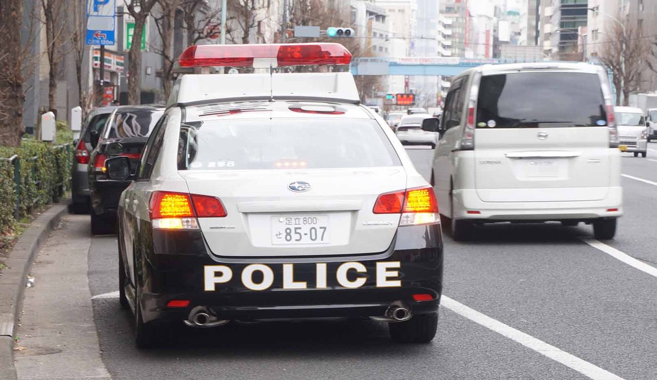 新型 レガシィー黒白パトカー初遭遇 裏 Kampf我流ラジオライフ