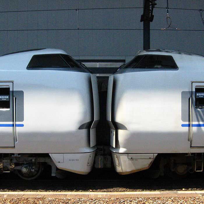 連結された電車を横から見ると 人が向き合っているイメージが浮かぶ せき仙人メモ写真記 連結された電車を横から見ると 人が向き合っているイメージが浮かぶ せき仙人メモ写真記