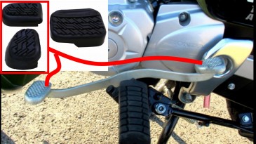 クロスカブ フットブレーキ チェンジペタルにゴムカバー取り付け ホンダ クロスカブ カスタム クロスカブ フットブレーキ チェンジペタルにゴムカバー取り付け ホンダ クロスカブ カスタム