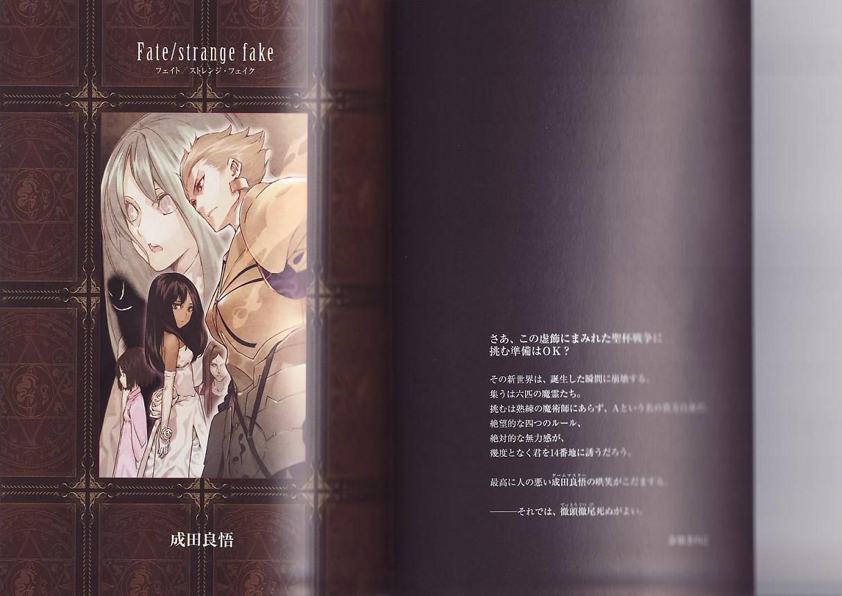 成田良悟のfate外伝 Fate Strange Fake プレミア本の中身 ヤフオクカウントダウン 仮 成田良悟のfate外伝 Fate Strange Fake プレミア本の中身 ヤフオクカウントダウン 仮