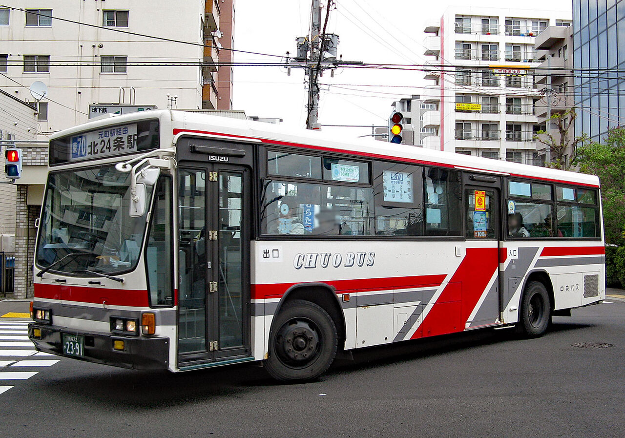 北海道中央バス 札幌22か2391 S’ELEGA Express別館 検修詰所 北海道中央バス 札幌22か2391 S’ELEGA Express別館 検修詰所