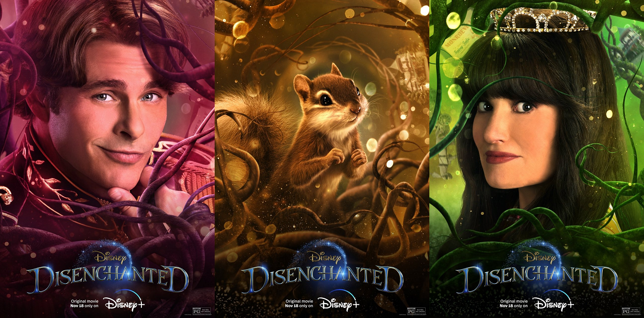 魔法にかけられて２ でキャラ別ポスターが すみれ咲く国へようこそ Livedoor版