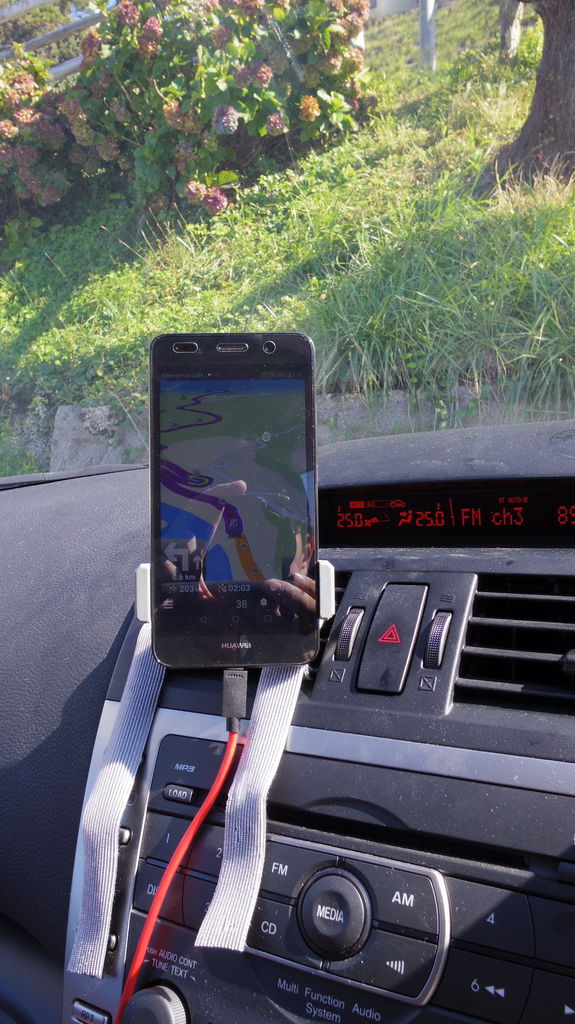 simフリースマホ 自転車ナビ