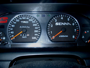 Gx９０改チェイサーtrd３２０ｋｍメーター トーシロおやじのバイク 車いじり日記