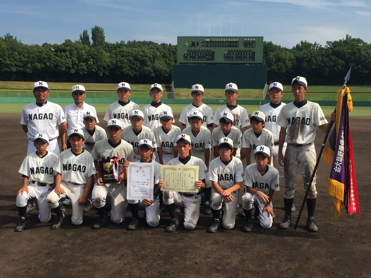 府優勝大会 決勝の結果 泉北地区中体連軟式野球部 府優勝大会 決勝の結果 泉北地区中体連軟式野球部
