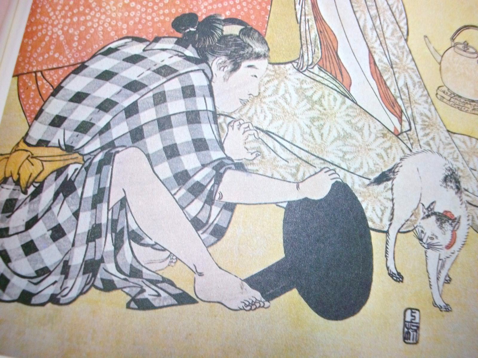 浮世絵に描かれた動物 歌麿 猫 新先代の独り言