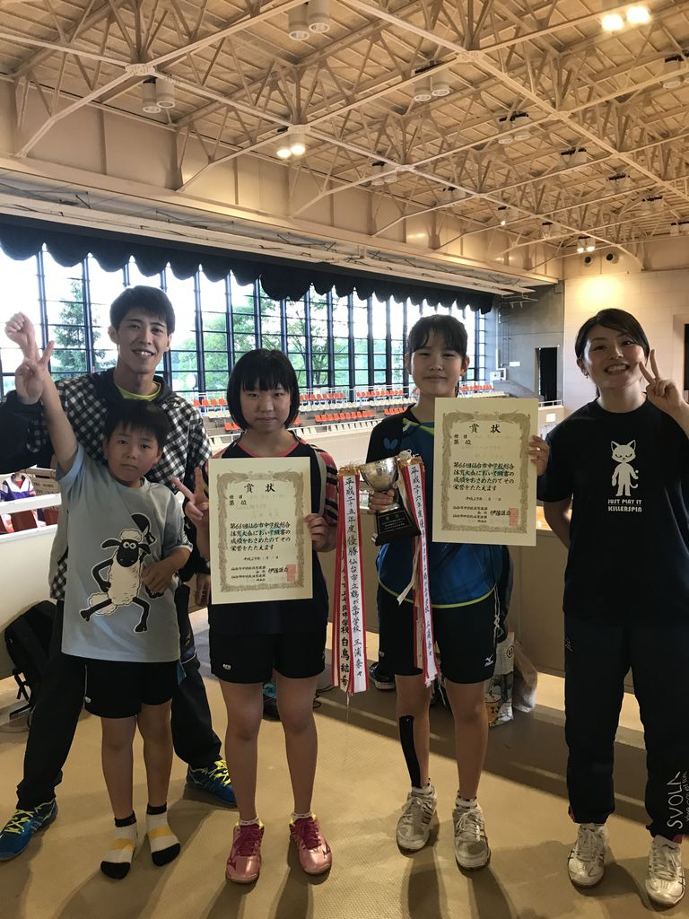 仙台卓球センタークラブ 中総体地区予選 結果 仙台卓球センター