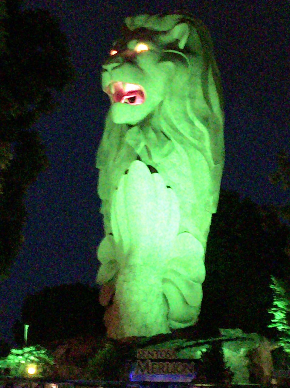 シンガポール旅行二日目 セントーサ島のマーライオン しげp 海外旅行記