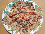 チヂミでニラをたくさん食べる
