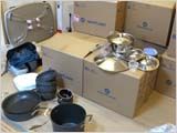 荷物との格闘