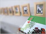 「春の香り」展の準備