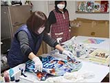 Tシャツと和紙を染める