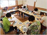 岩倉地区公民館でのワークショップ