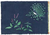 藍とオオルリ(蓼藍)
