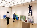 第30回記念 葛飾の美術家展 飾り付け