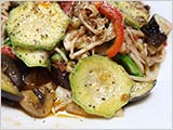 暑い日の夏野菜パスタ