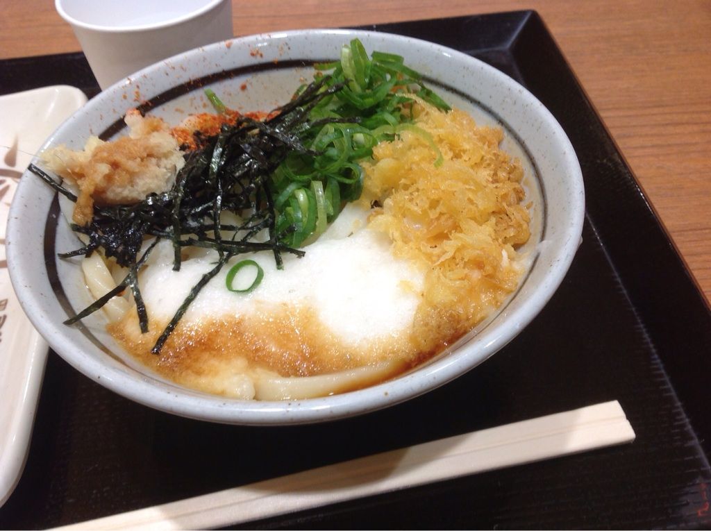 丸亀製麺deとろろ醤油うどん 千日綴り