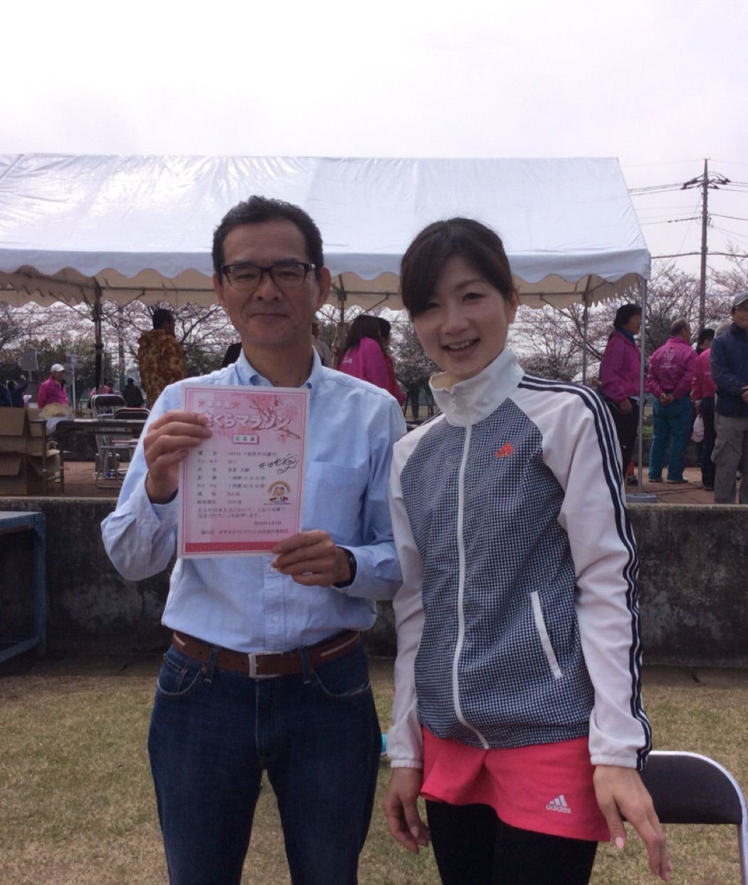 幸手市さくらマラソン 心も桜色 浅見大輔のブログ シニアな生き方