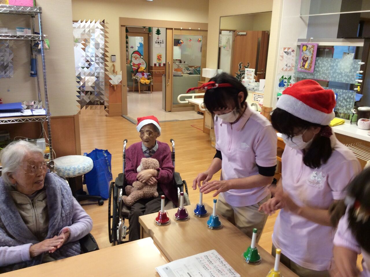 クリスマスレクリエーション 介護老人保健施設 仙寿苑 岐阜 本巣 介護