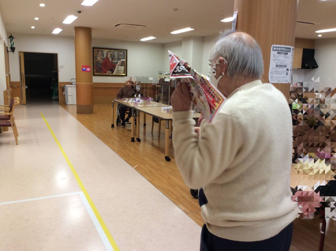 紙飛行機レクリエーション 介護老人保健施設 仙寿苑 岐阜 本巣 介護