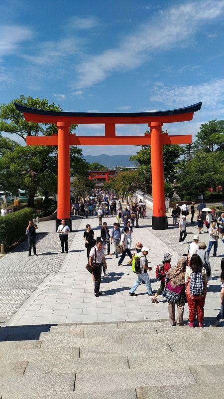 ポケモンｇｏ 京都の伏見稲荷 円山公園 清水寺 レアポケモンをゲット モビリオ スパイク車中泊 京都ポタ自転車日記