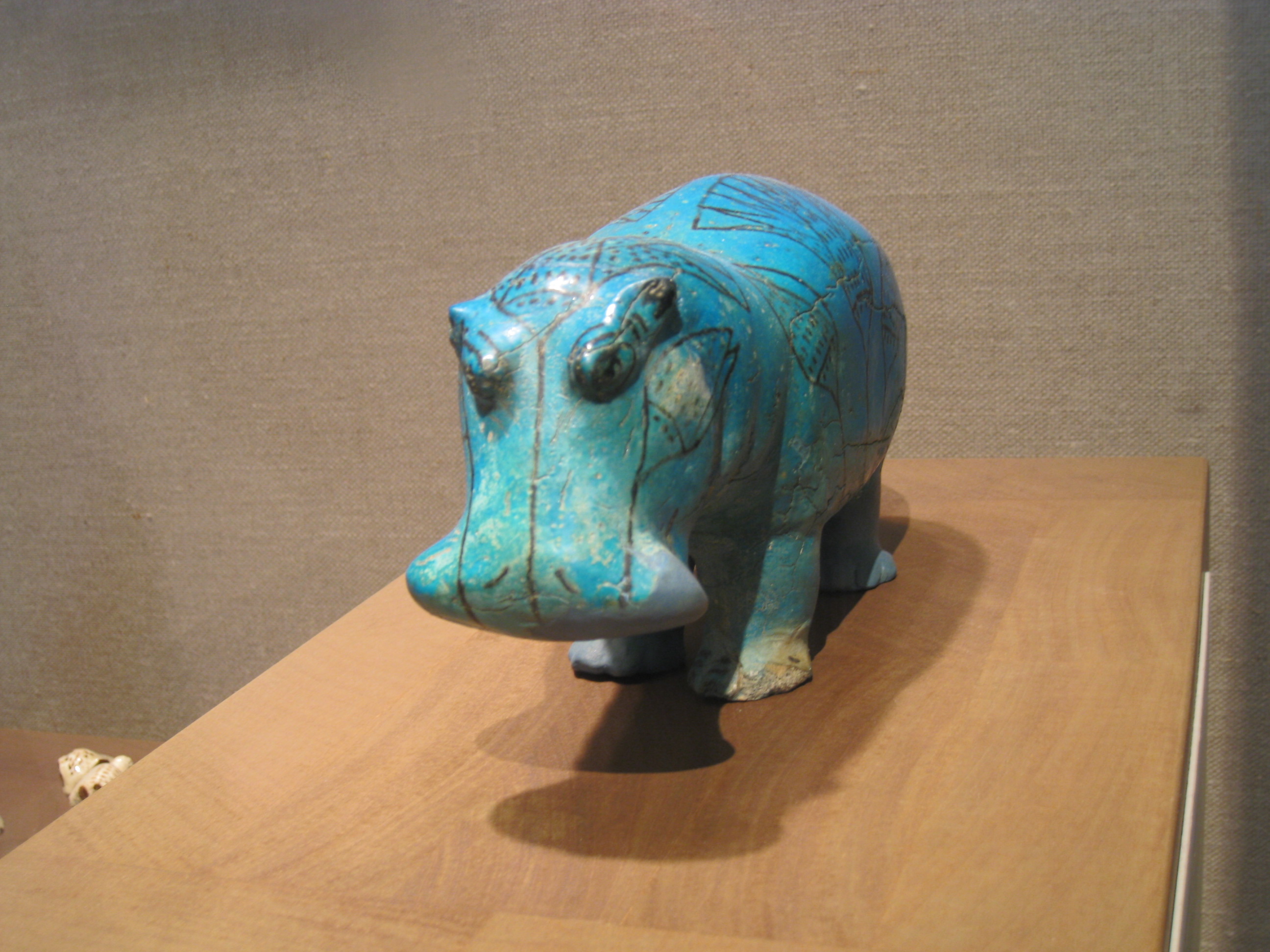 メトロポリタン美術館　カバ　ウィリアム　陶器　MMA Hippopotamus (