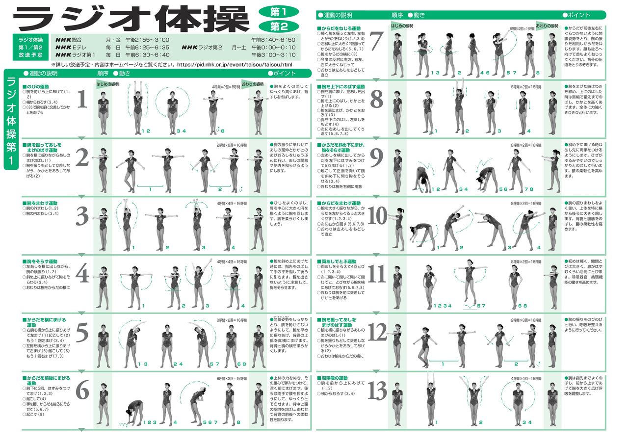 体操 体操 みんなの ラジオ