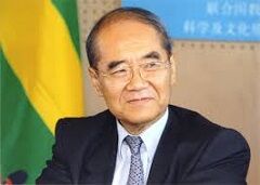 若者よ 世界へ羽ばたけ 杉浦元ﾕﾈｽｺ事務局長 笑いで長生き