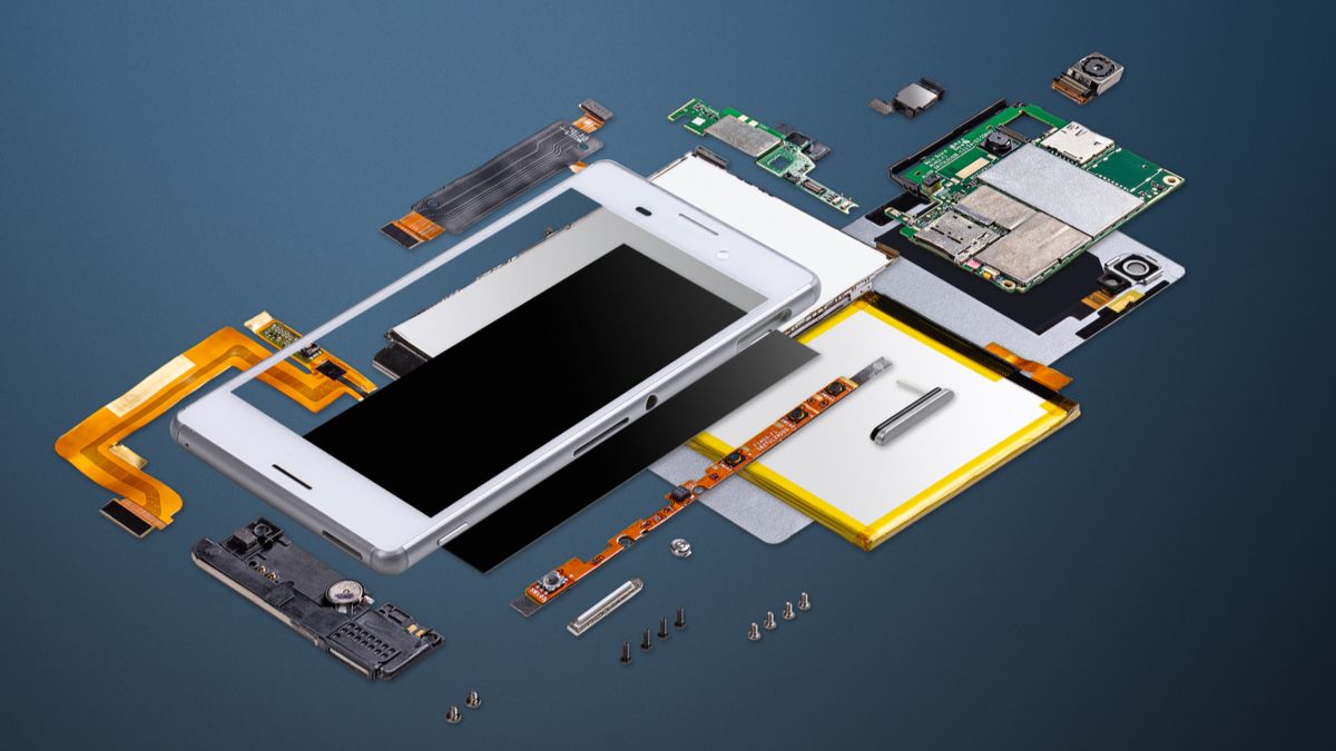 電話の内部構造。