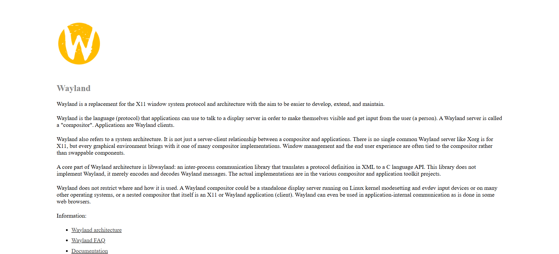 ウェイランド公式サイト。