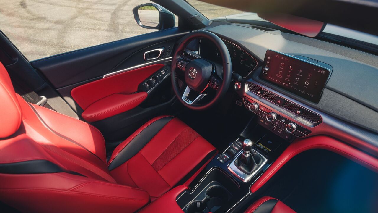 2026年型アキュラ・インテグラAスペックのキャビン内で撮影。