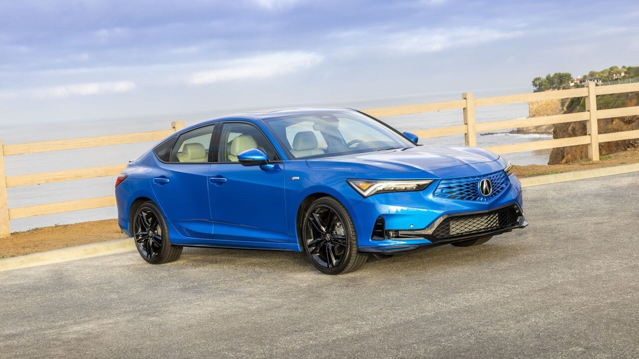 2026 Acura Integra のフロント 3/4 ショット