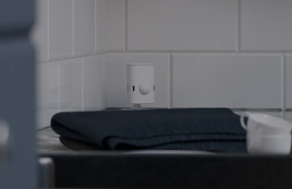 キッチンカウンター上のEverything Presence One。