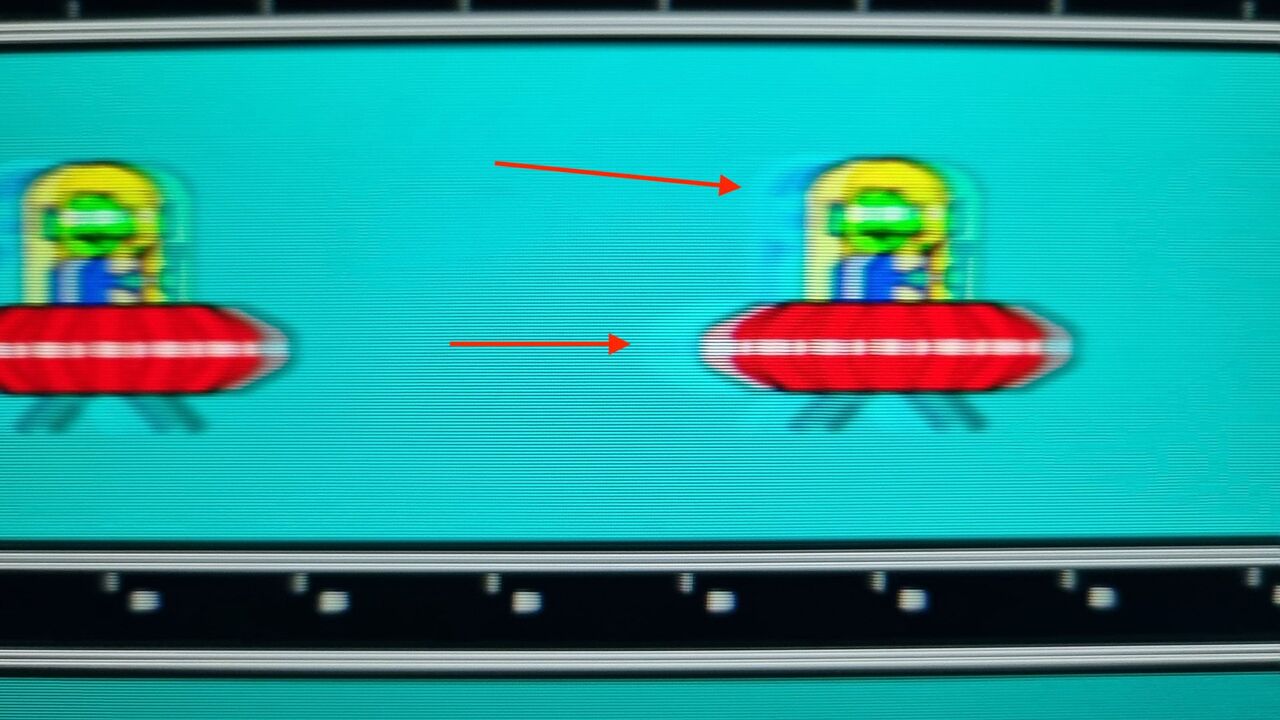 逆ゴーストの例。 