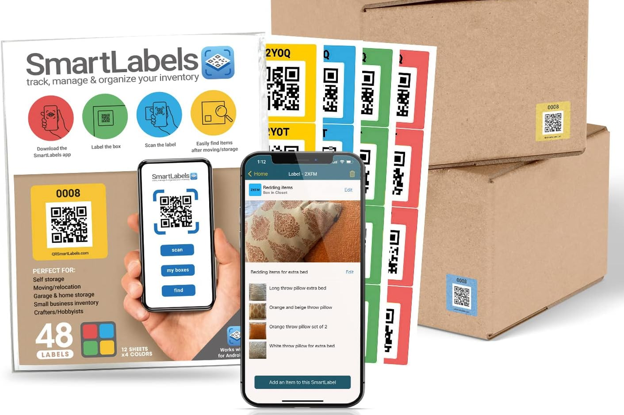 アプリを使ったQRコード整理。