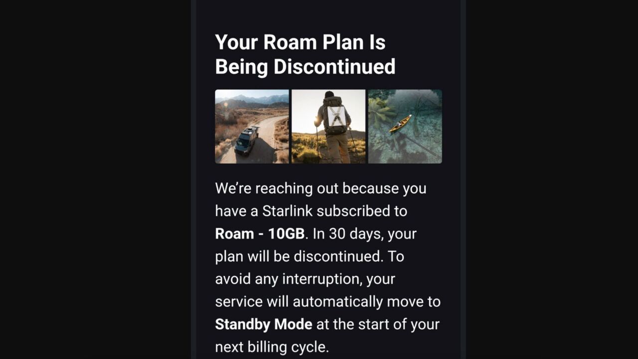 Starlinkローミングプラン終了