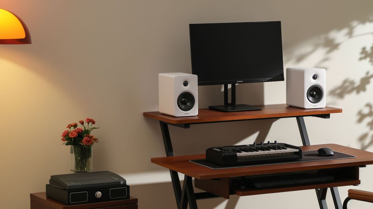 Edifier M90 をコンピューターのスピーカーとしてセットアップ。