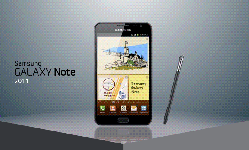 Samsung Galaxy Note の進化。