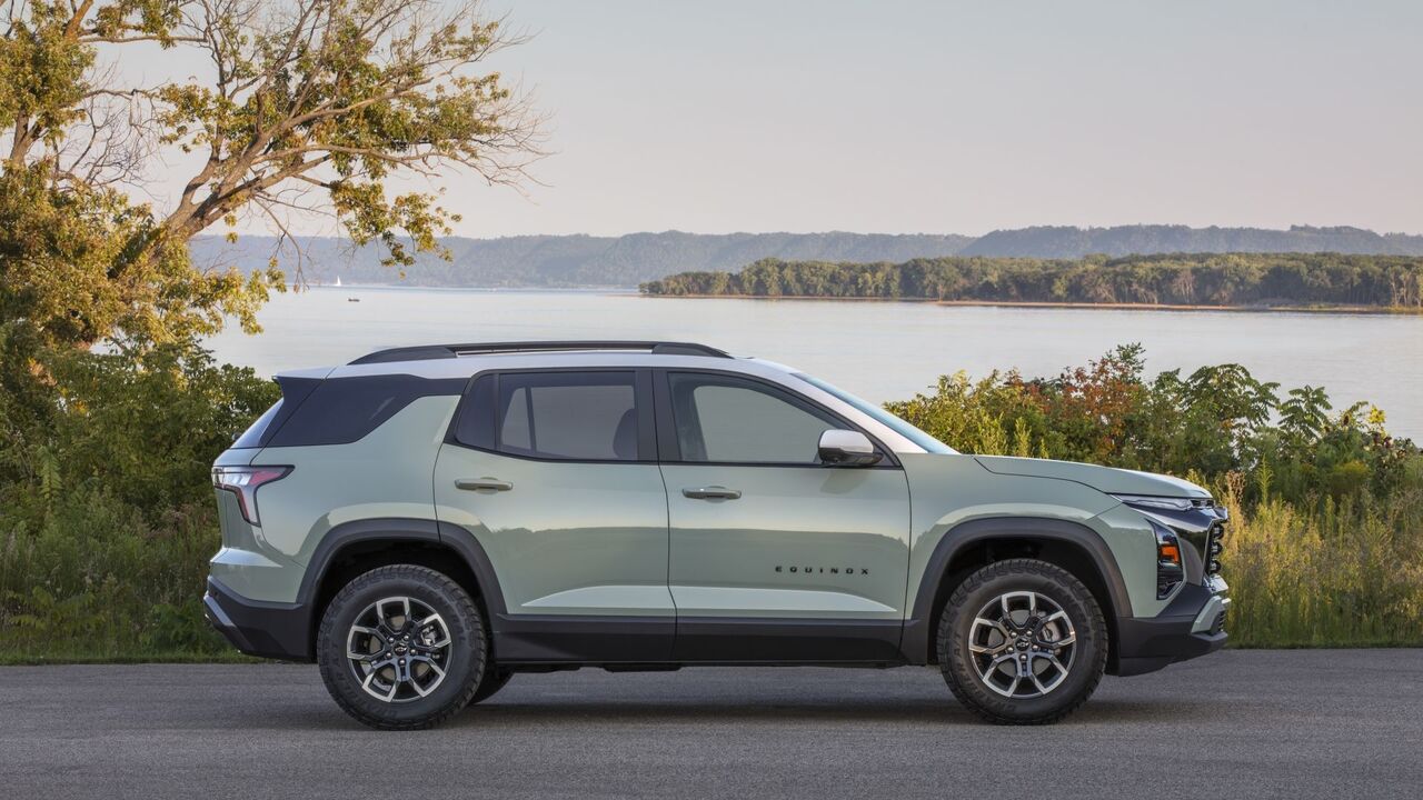 2025年型シボレー・エクイノックスの横顔ショット