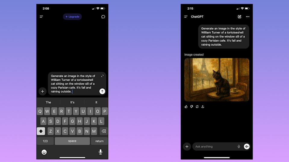 ChatGPT에서 이미지 만들기를 시작하려면 프롬프트 표시줄에 입력하여 시작할 수 있습니다. 