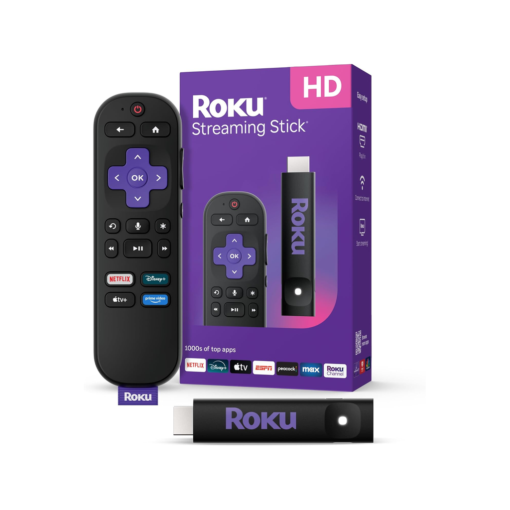 Roku ストリーミング スティック HD。