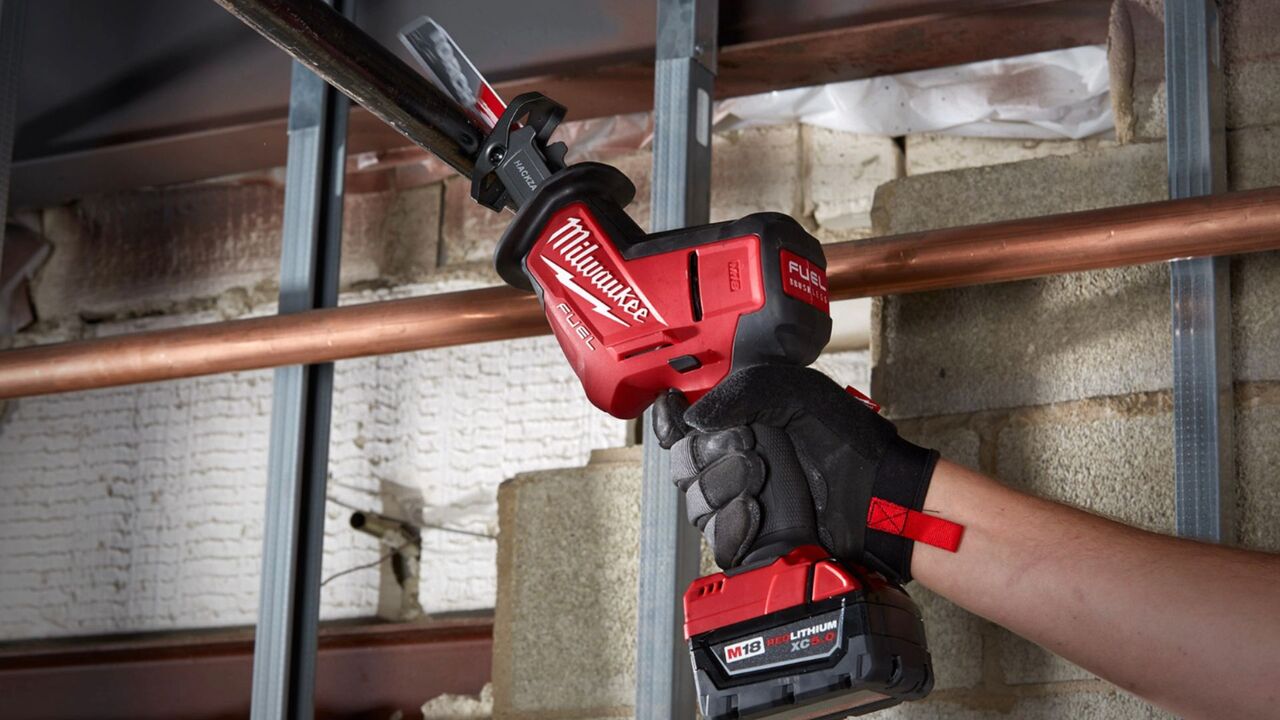 ミルウォーキー M18 ハックザル カッティング パイプ